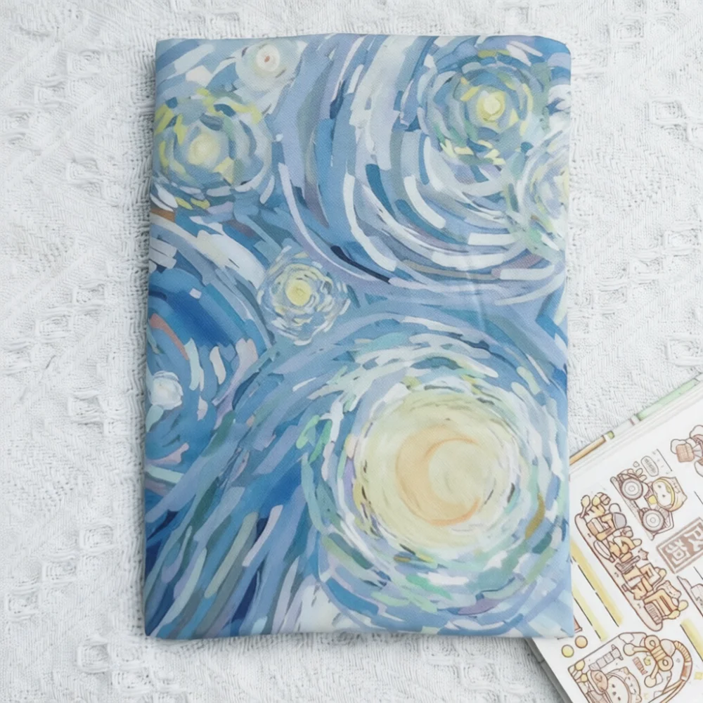 Stylish Fabric Notebook Sleeve A5 Weeks Planner Protector Lace Decoration Handmade Journal Case Stationery Accessory