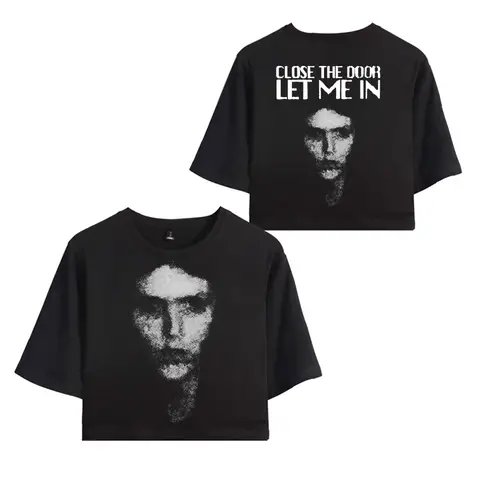 Ethel Cain Close The Door Merch Neues Sommer-Kurzarm-Nabel-freiliegendes T-Shirt Slim Sexy Small Vest Y2K Tops