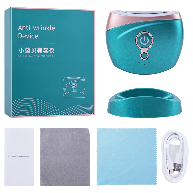 Masajeador eléctrico Gua sha multifuncional para levantamiento de rostro y cuello EMS vibración luz raspado masaje belleza Scrapi belleza