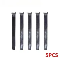 5PCS IFlight Black LIPO Battery Strap Microfiber PU Leather