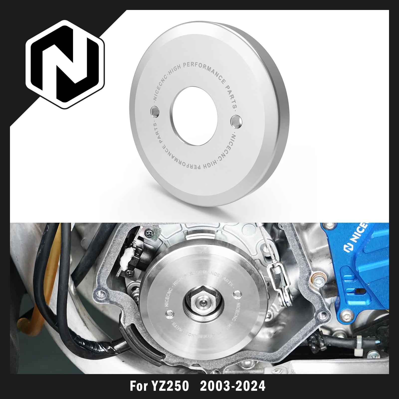 

NICECNC For Yamaha YZ250 2003-2024 YZ250X 2016-2023 Motocross 11oz Flywheel Weight Clutch Weight Traction Disc YZ 250 YZ 250X