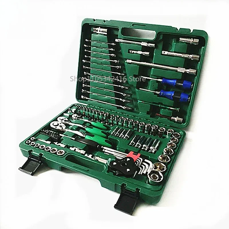 121PCS 72Pins Common Rail Injector Repair Tool Set Sleeve Socket for Diesel Automotive Maintenance