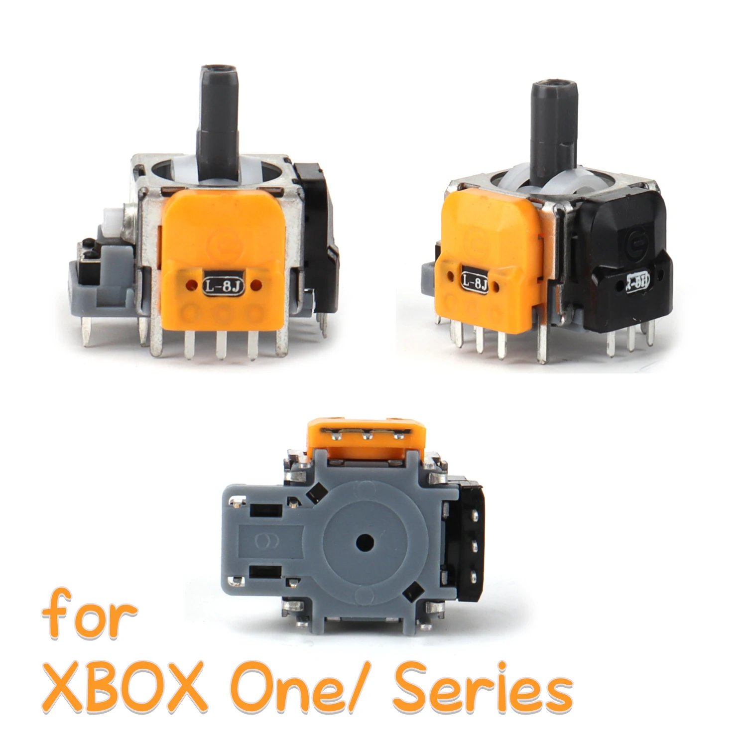 2 Buah Joystick Efek Hall Pengganti 3D Sensor Analog Thumbstick untuk PS5/PS4/Xbox One/Seri Aksesori Suku Cadang Perbaikan Pengendali