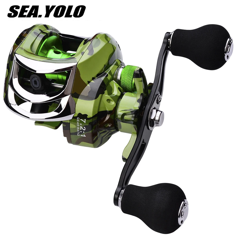 

Sea. Yolo Metal Droplet Wheel 5.2:1 Speed Ratio 18+1 Ball Bearings Ocean Boat Fishing Spinning Wheel Essential for Beginners