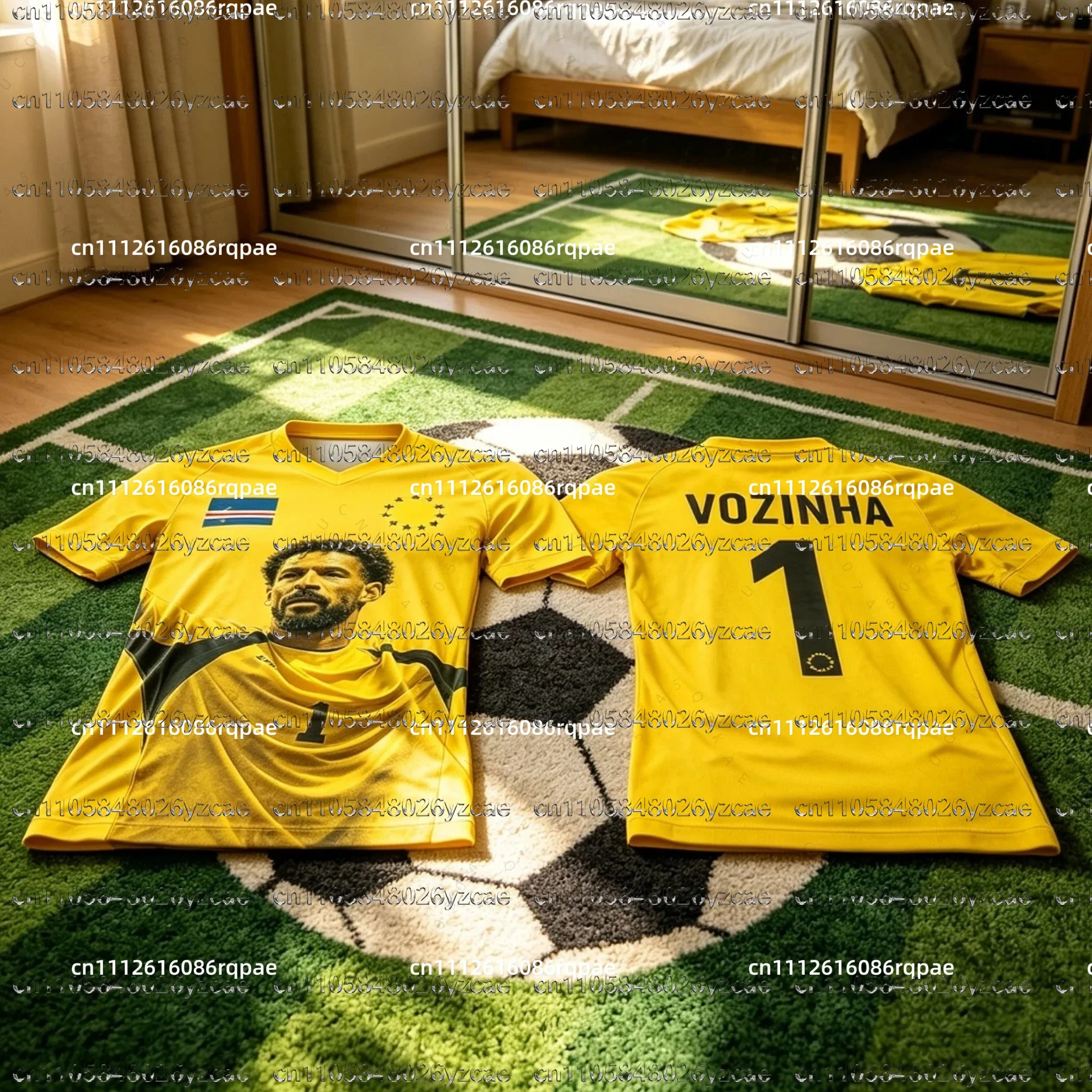 Cape Verde Vozinha No.1 Goalkeeper Football Jersey Sports Men's T-Shirt Children's Clothing Tee Y2k Woman Fans T-Shirts