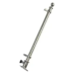 1 Piece 30 '' 760mm Stainless Steel Flagpole Boat Sport Flagpole Fastening