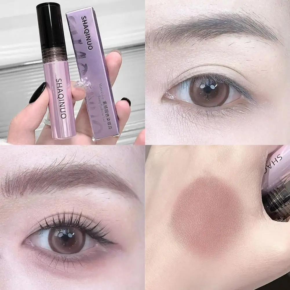 5가지 색상 눈썹 염색 크림 오래 지속되는 핑크 브라운 컬러 눈썹 마스카라 틴트 땀 방지 와일드 브로우 강화 크림 화장품