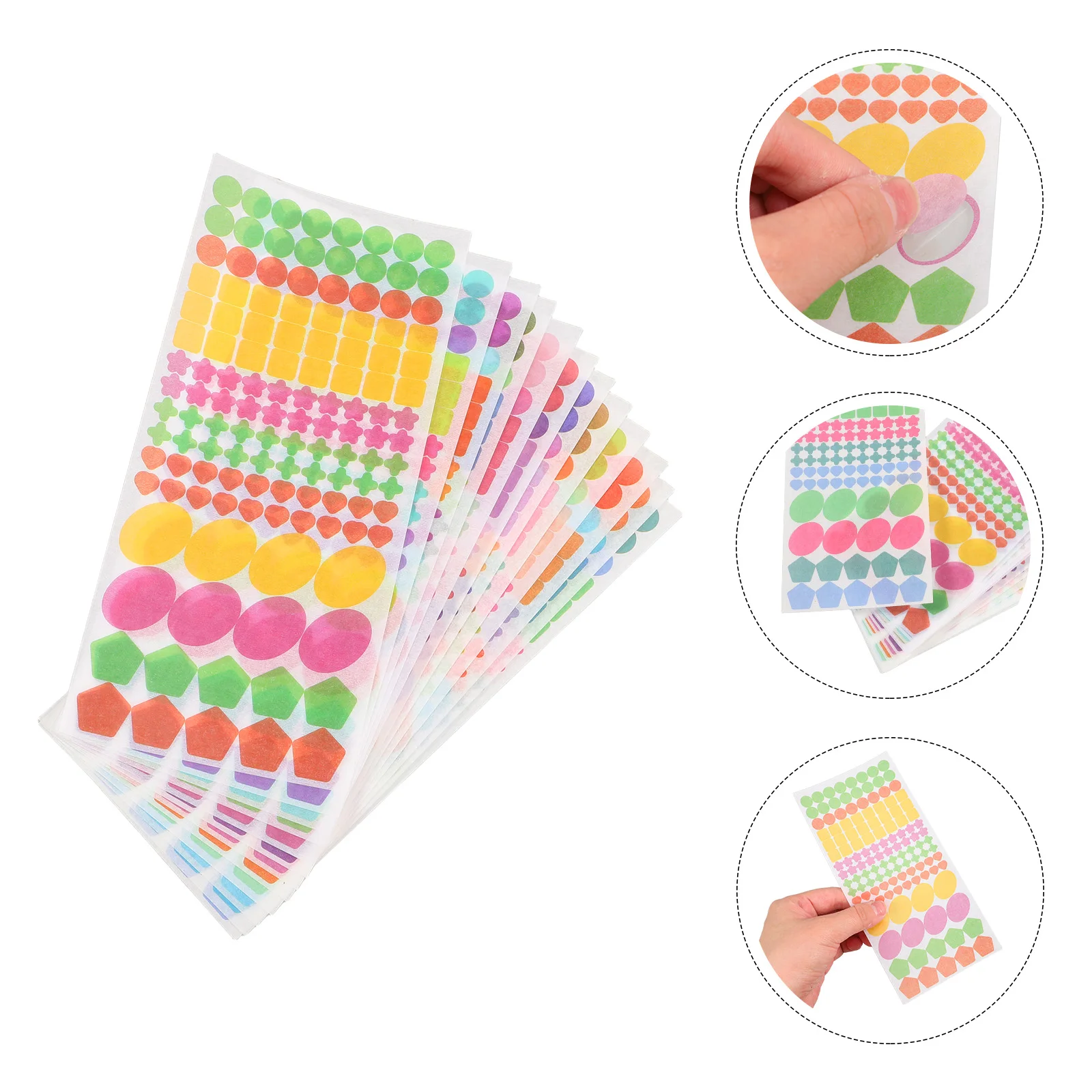 

12 Sheets Japanese Paper Stickers Journaling Supplies Stationary Art Dessert Decals