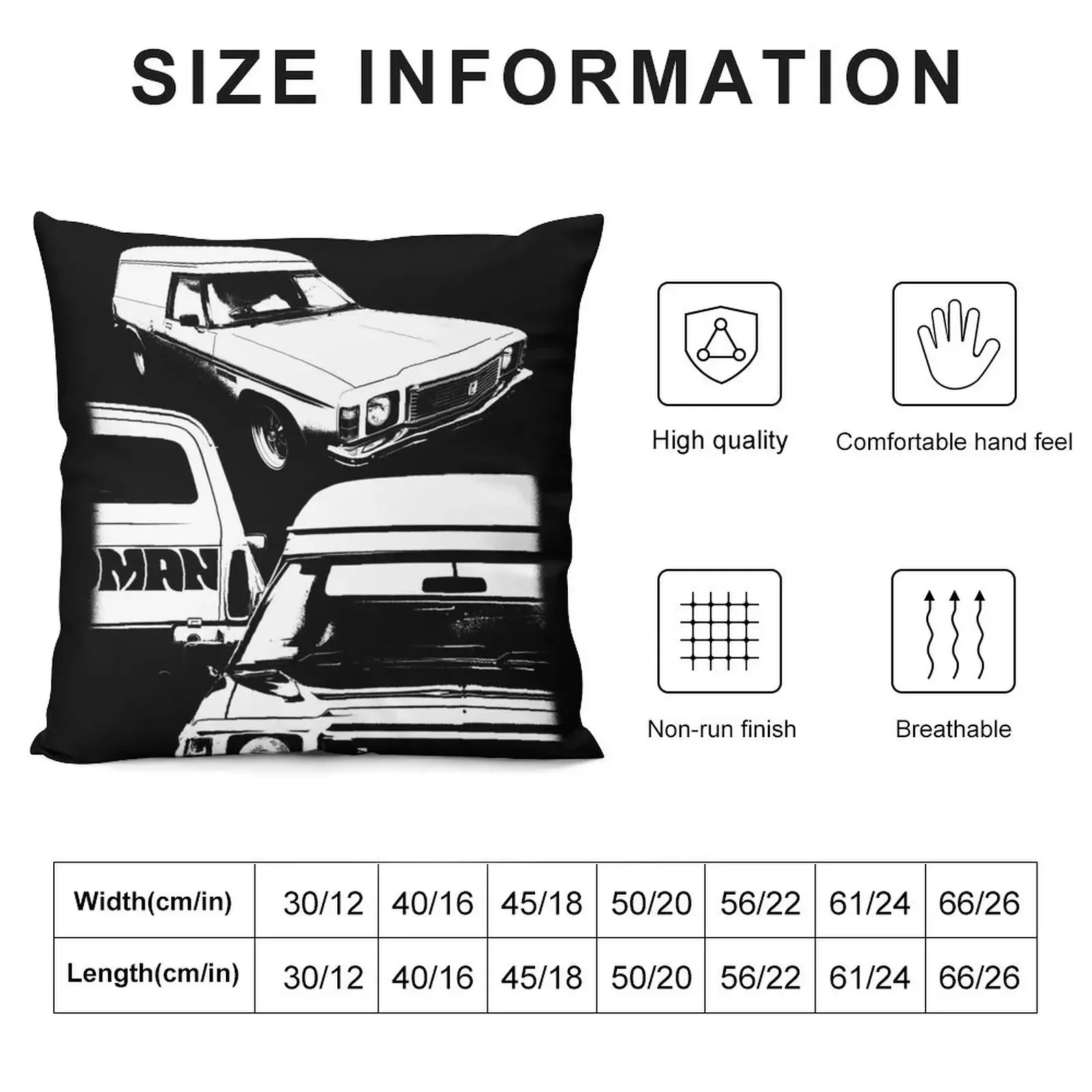 Holden Sandman Panel Van 3 Ways Throw Pillow Pillow Decor Sofa Cushions Covers Cushions For Decorative Sofa pillow