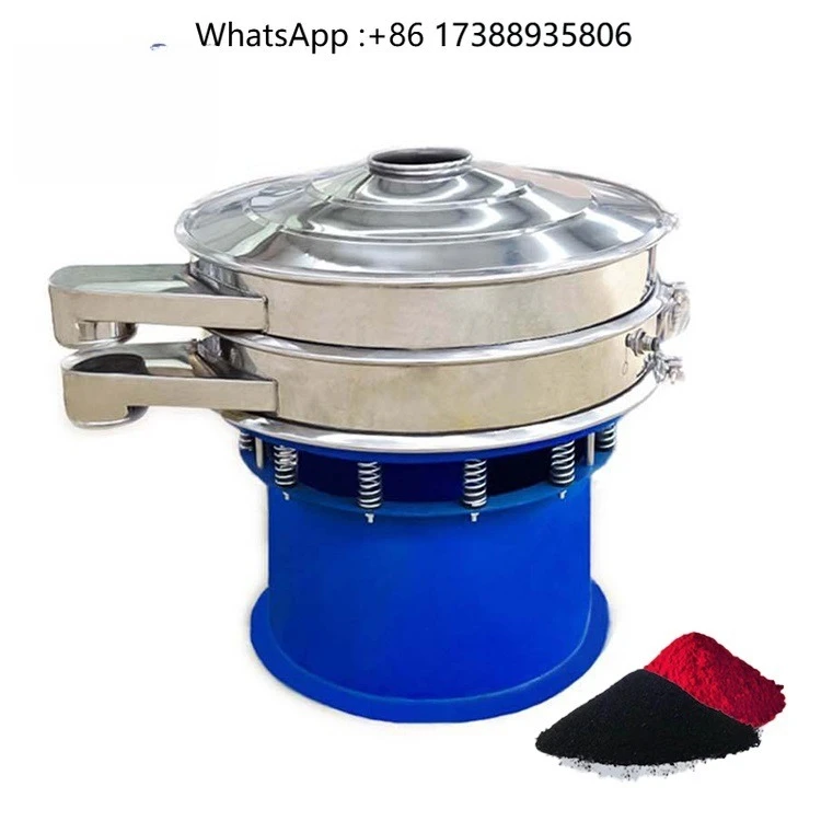 Double Deck Stainless Steel Circular Sieve Machine Vibrating Screen Rotary Vibration Screen for Industrial Food