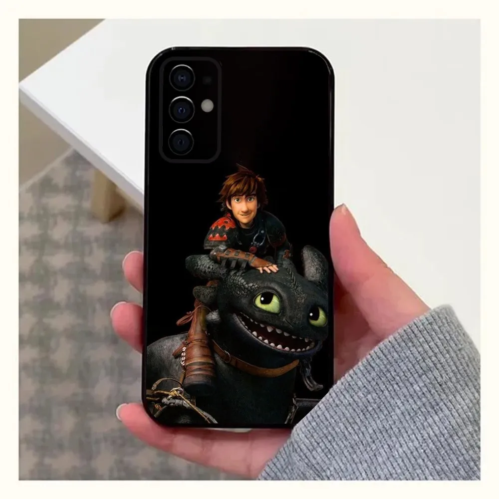 T-Toothless D-Dragon Light Fury Phone Case For Samsung S24,S21,S22,S23,S30,Ultra,S20,Plus,Fe,Lite,Note,10,9,5G Black Soft Cover