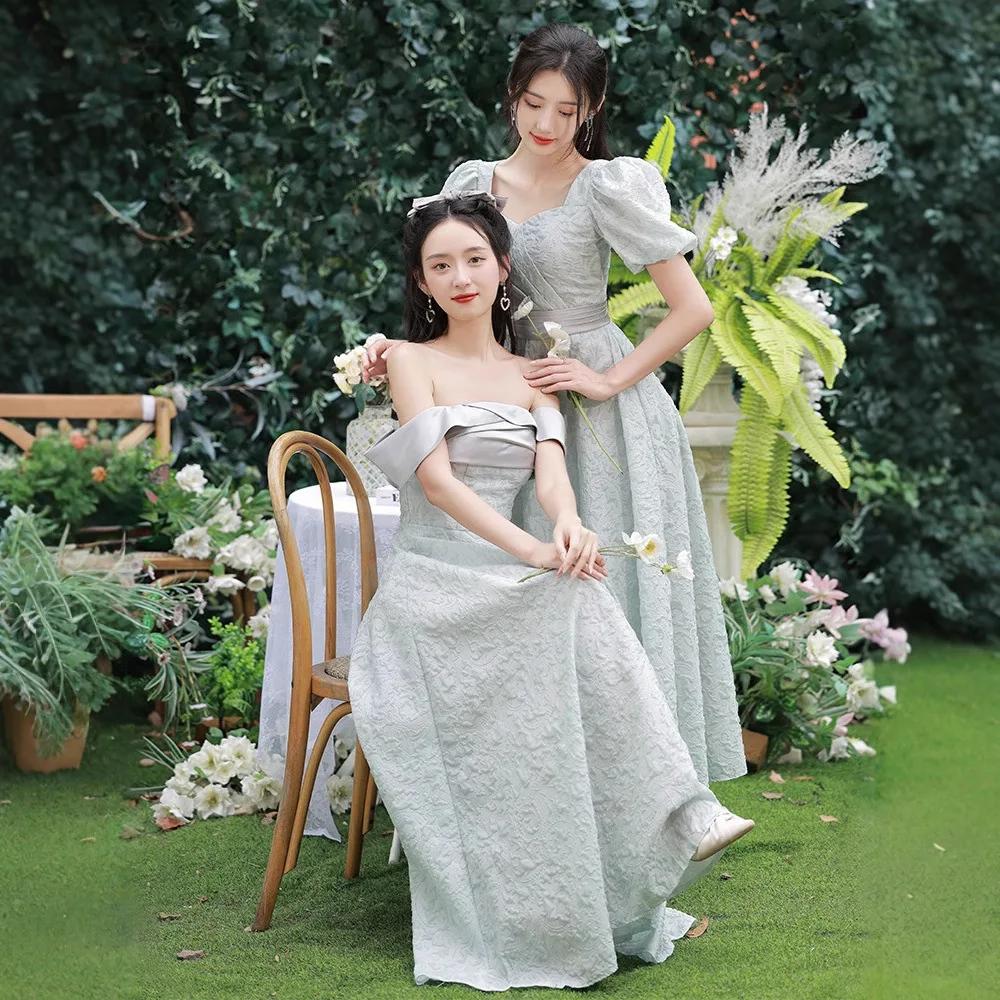 

Bridesmaid Wedding Sisters Host Birthday Usually Wear Season Women's Evening Dresses For The Event Evening Dresses Luxury Party