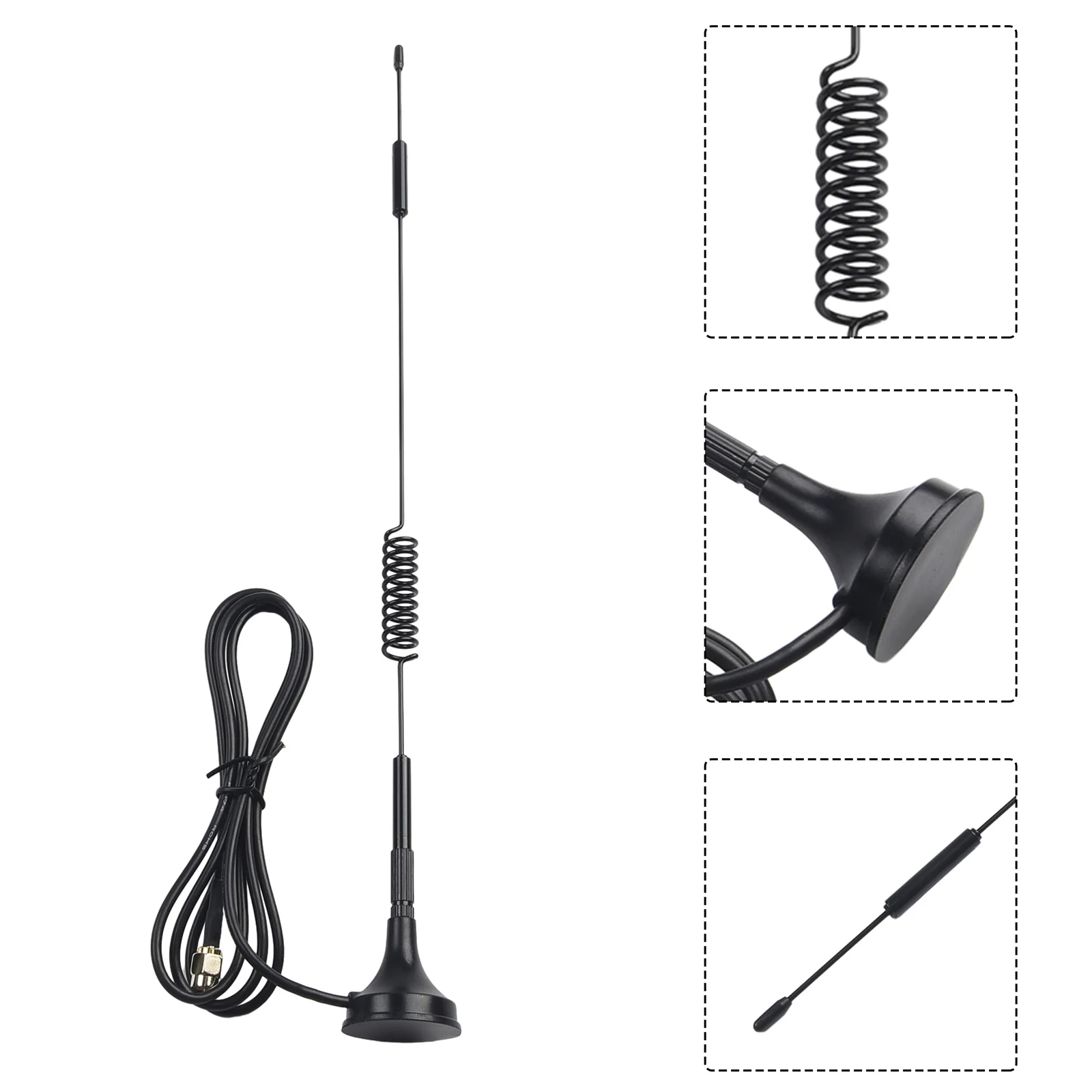 

Hot Brand New High Quality Antenna Receiver Vertical 50W Power DC Grounding For Car Mobile Radio GPS Accessories