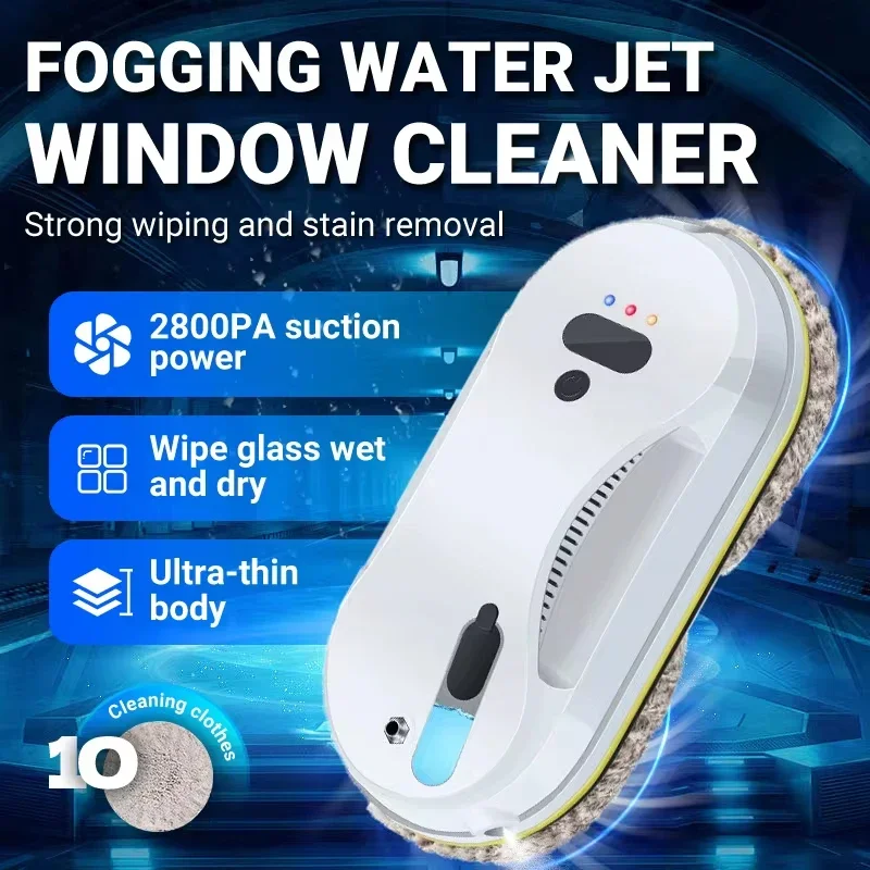 

Automatic Water Jet Window Cleaner Large Suction Glass Cleaning Robot Remote Control Large Suction Glass Cleaning Robot Tool