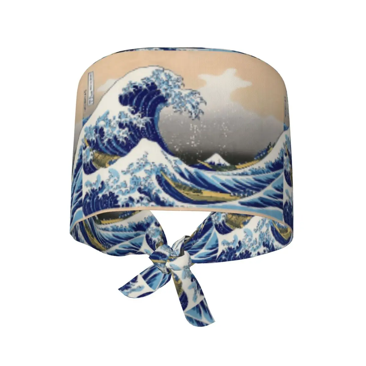 The Great Wave Off Kanagawa By Katsushika Hokusai Scrub Hat Doctor Working Surgical Cap Adjustable Nursing Caps for Dentist