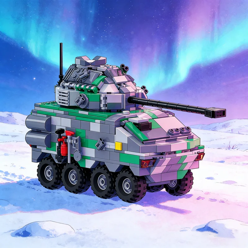 

658pcs MOC AFV Ursa City Model Building Blocks Construction Christmas Gifts Toys Assemble DIY Creative Brick Idea Education