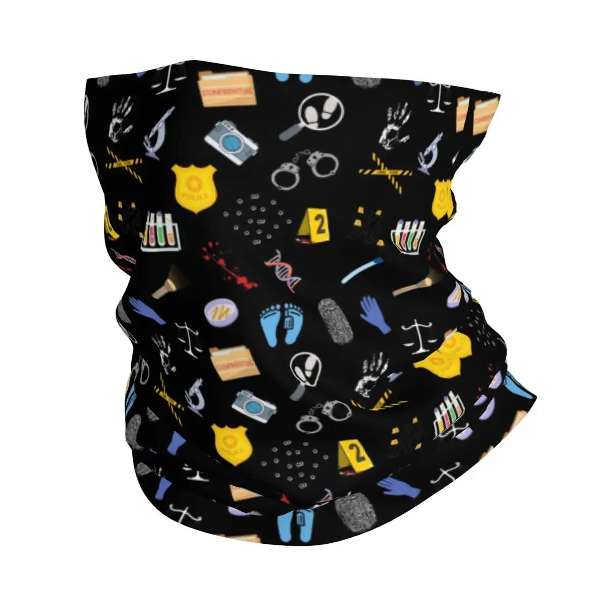 Criminal Justice Forensic Bandana Neck Gaiter Printed Science Lover Mask Scarf Balaclava Riding Unisex Adult Windproof