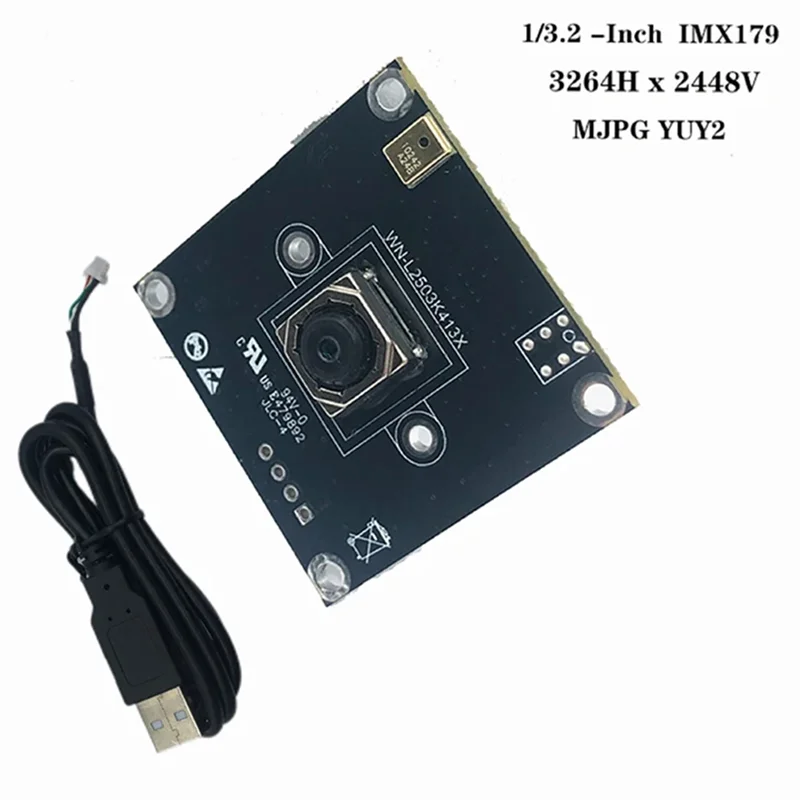 PHILE-HD 8MP 3264X 2448 IMX179 Autofocus Camera Module IMX179 Autofocus Camera Module YUV MJPG Free Drive Camera Module