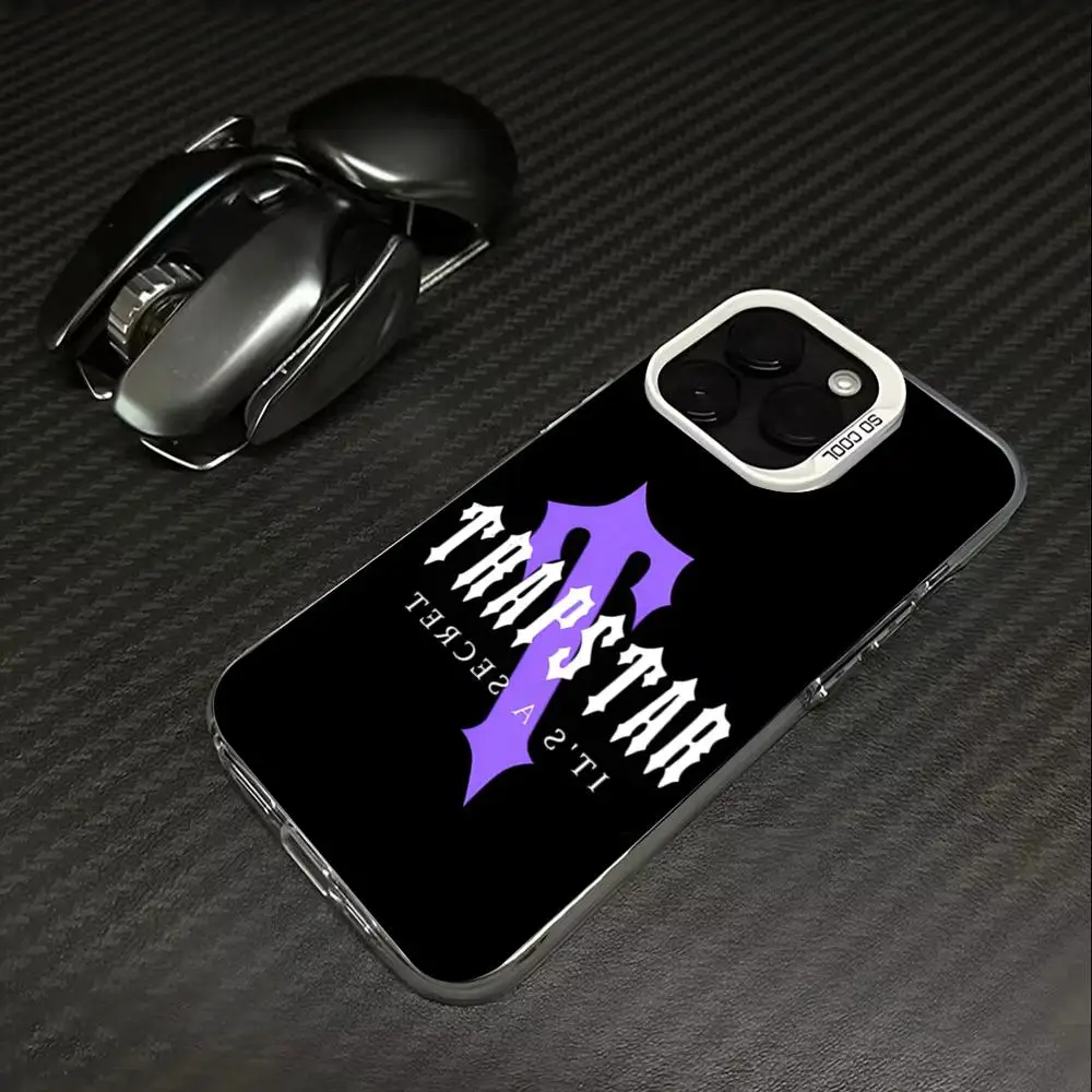 Hot T-Trapstars Phone Case For Iphone 17 16 15 14 Pro Max Xr Air Plus Black Silver Hard Shell Cover view 6