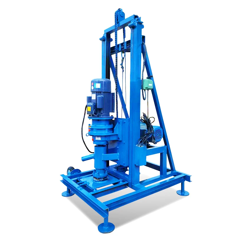 Customized Portable Handheld Water Well Drilling Rig - 100m Electric Mini Lightweight Home Hydraulic Drilling Machine