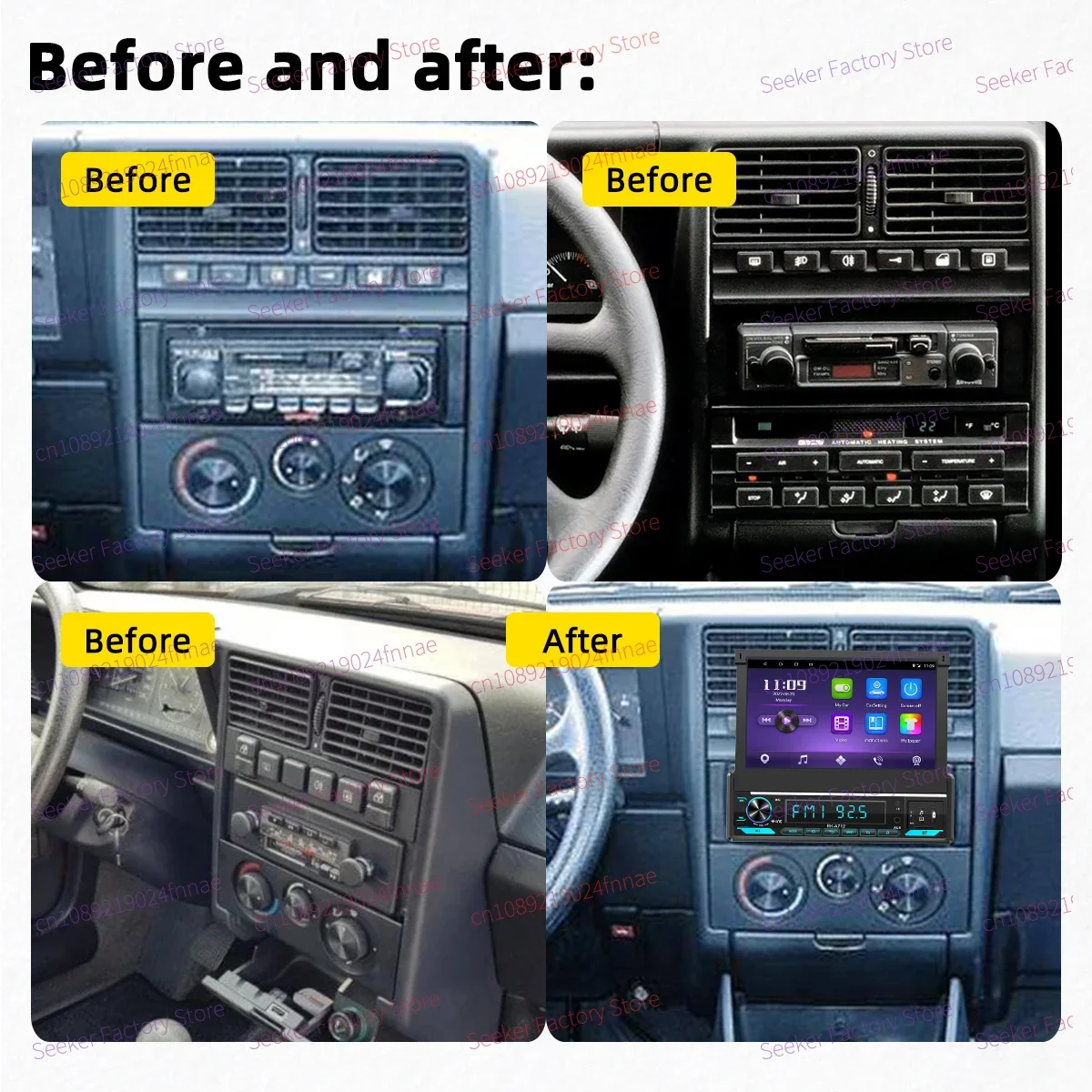 Android Car Multimedia 1 Din Radio 7