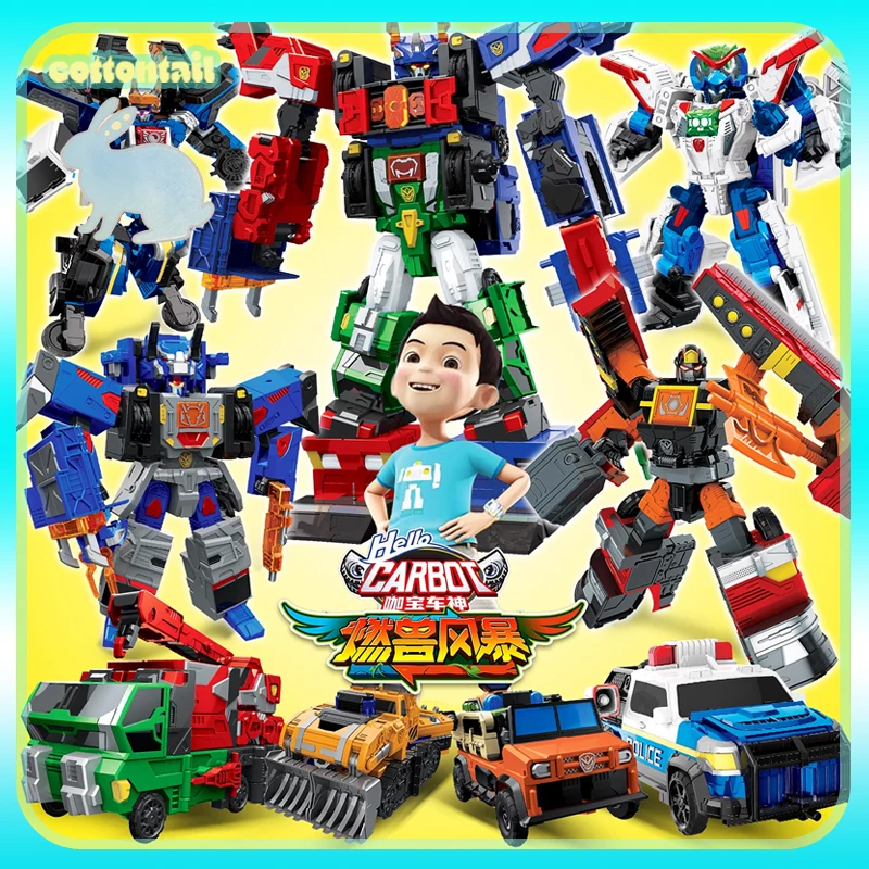 Originale Hello Carbot: Benedizione Bestia Storm Serie Combinazione Trasformazionale Autobot Giocattolo Re Giant Lite Ornamento Ragazzo Regalo per bambini
