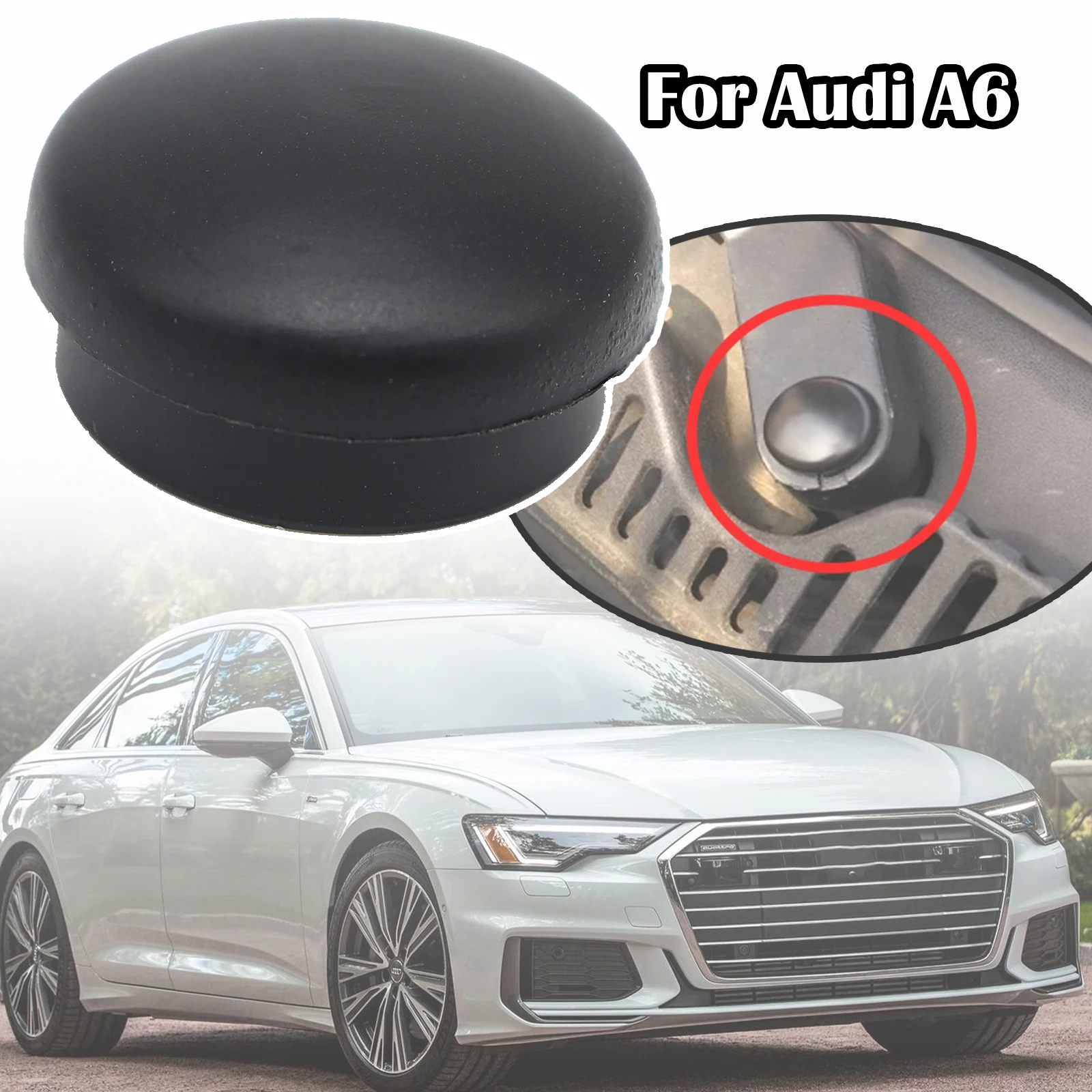 

For Audi A6 C4 4A C5 4B C6 4F C7 4G Front Windscreen Wiper Arm Nut Cap Bolt Rocker Cover 1995 - 2013 2014 2015 2016 2017 2018