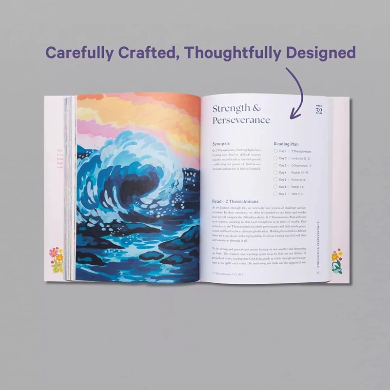 Spiral Bound A Beautiful Year In The Bible Daily Inspection And Reflection Portable Women A Year In The Bible Durable