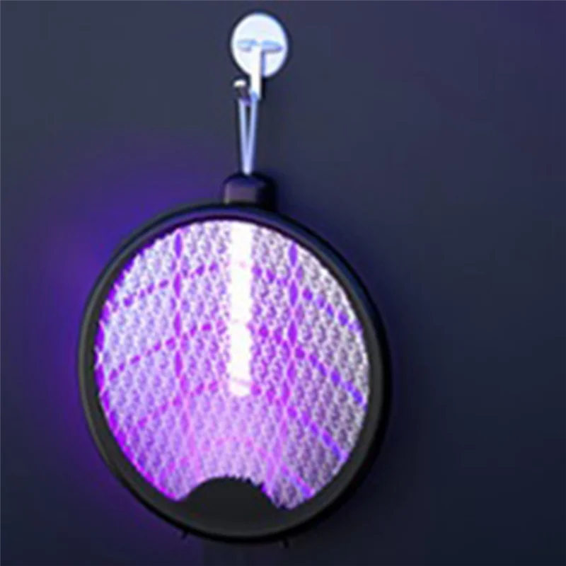 B17C Scacciamosche Scacciamosche domestico con lampada USB ricaricabile pieghevole Bug Zapper Scacciamosche estivo