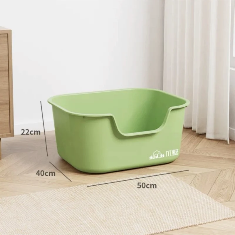 Bathroom Sandbox Cat Bedpans Toilet Training Cat Litter Basin Giant Style Mode Splash Integrated Open Anti External