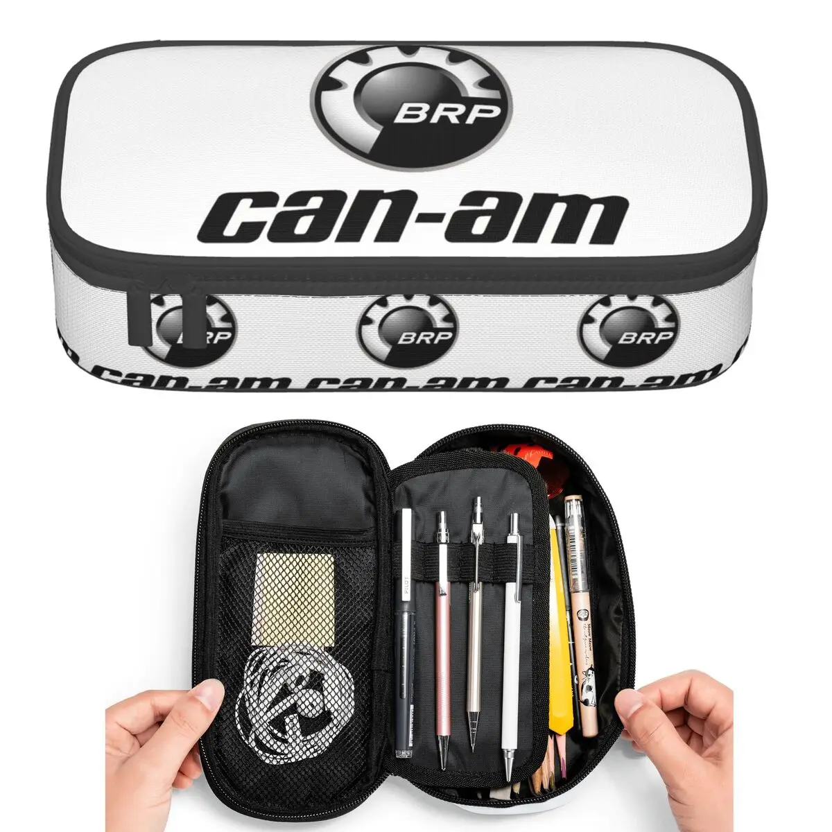 

BRP Can Am Pencil Cases for Students Pen Box Pencil Bag Large Capacity Pencil Pouch Pen Holder