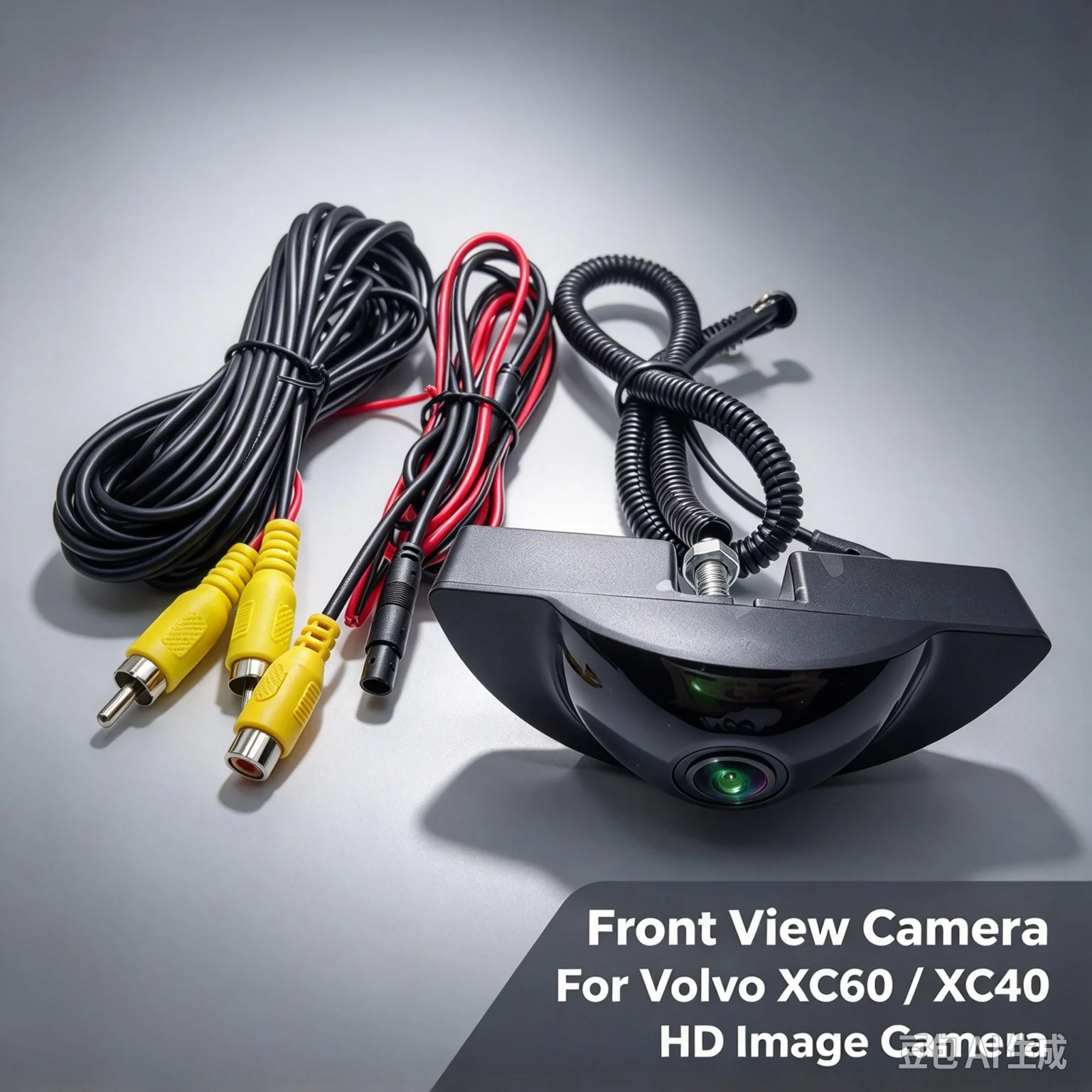 Wide Angle Lens Front View Camera For Enhanced Driving Visibility 120 Degree Field Of View Sturdy Plastic Housing