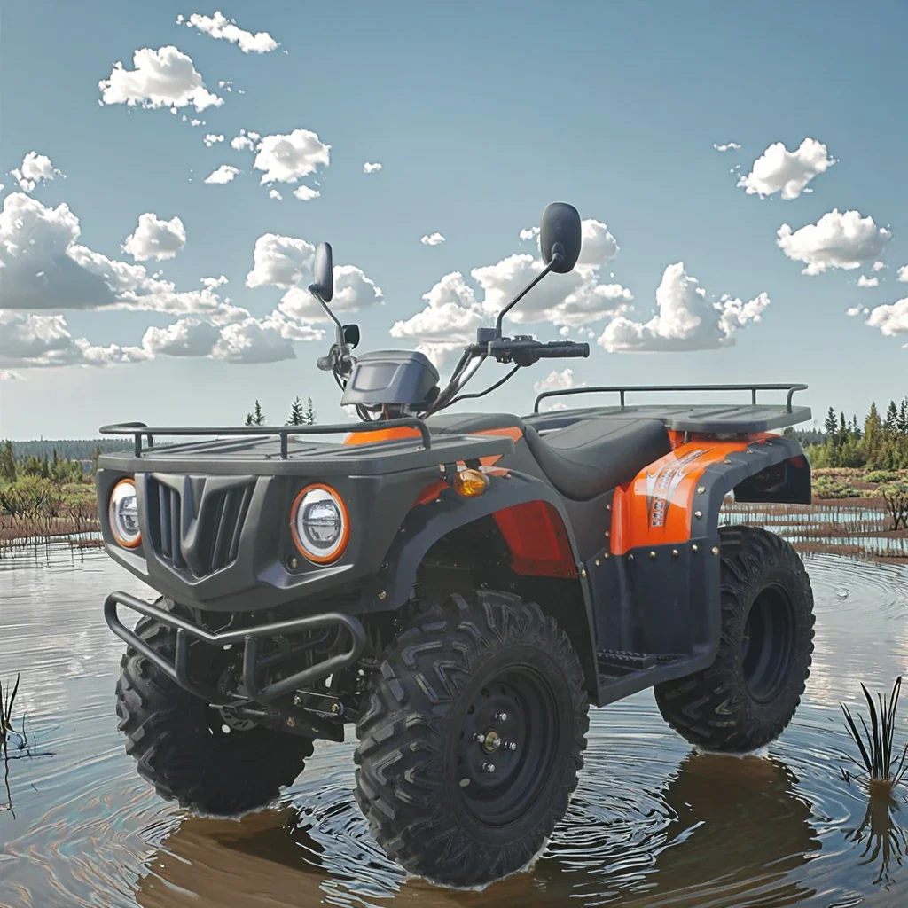 For12V 4000W Lithium Battery Powered Automatic Off-Road ATV For Adults 3000W Motor Max Speed 45km/h Machinery Industrial Equipme