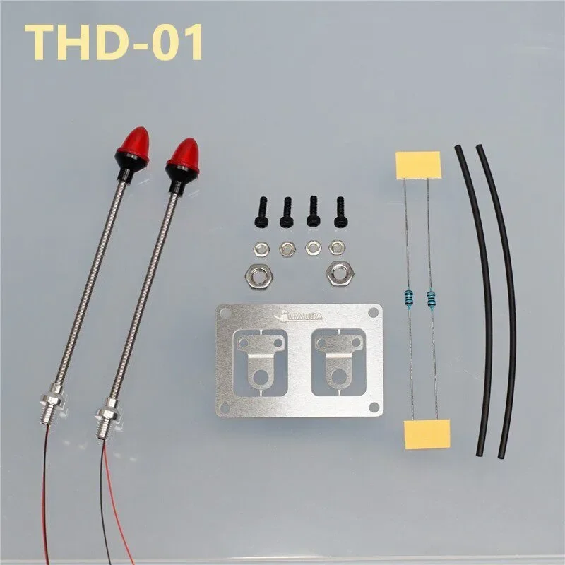 For Tamiya 1/14 trailer truck mud head width light spring light position light modification part