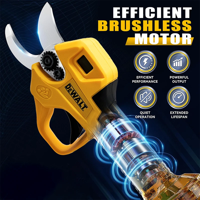 

Dewalt 18V Brushless Cordless Pruning Shears:The Ideal Tool for Effortless and Precise Fruit Tree&Branch Trimming in Your Garden
