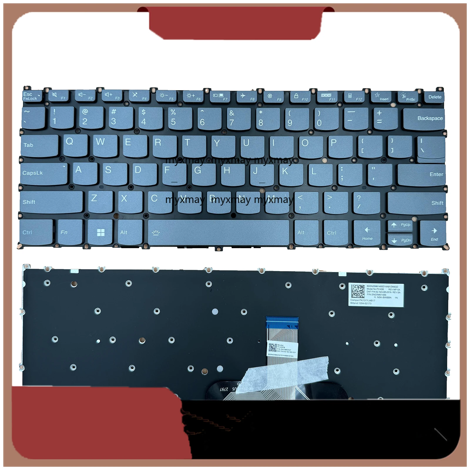 

backlit Keyboard For Lenovo Yoga Slim 7 ProX 14IAH7 / 14ARH7 82TK 82TL