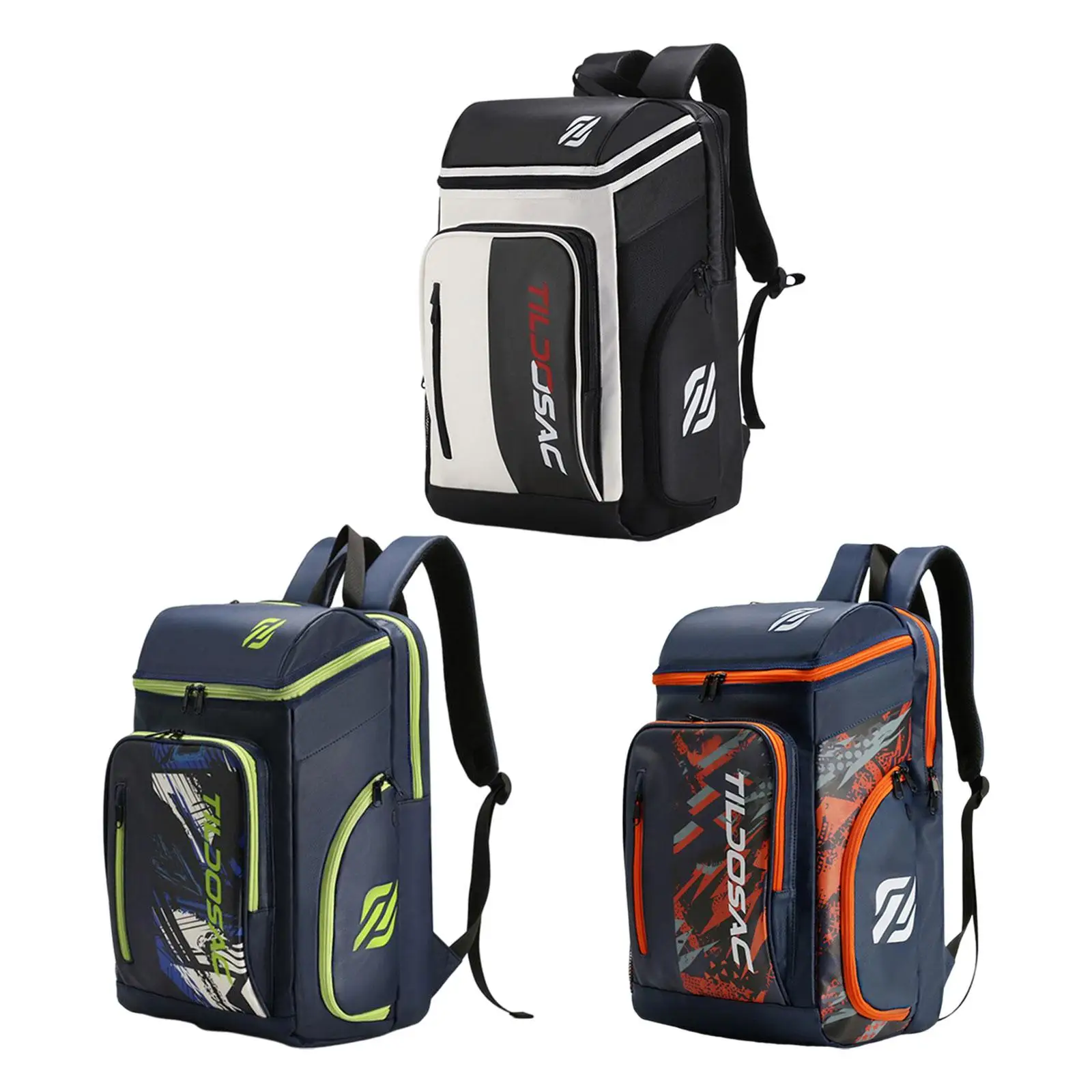 

Versatile Tennis Backpack Shoe Compartment Sports Daypack for Paddles Pickleball Badminton Outdoor Travel