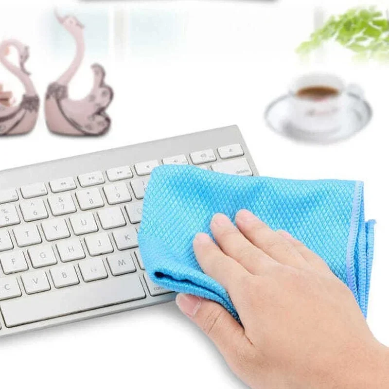 10pcs/5pcs 40*30cm NanoScale Streak-Free Miracle Cleaning Cloths Reusable Easy Clean Home Kitchen Supplies Cleaning Towels