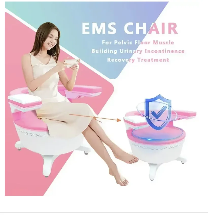 

New Arrival Electromagnetic Pelvic Floor Muscle contracting Chair Pelvic Floor Muscle Exercise Intimate Rejuvenation SLyric Seat