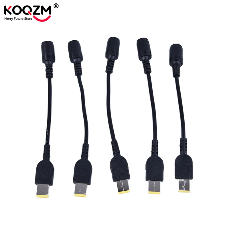 

Адаптер с круглым разъемом на квадратную вилку, преобразователь мощности зарядного устройства для Thinkpad