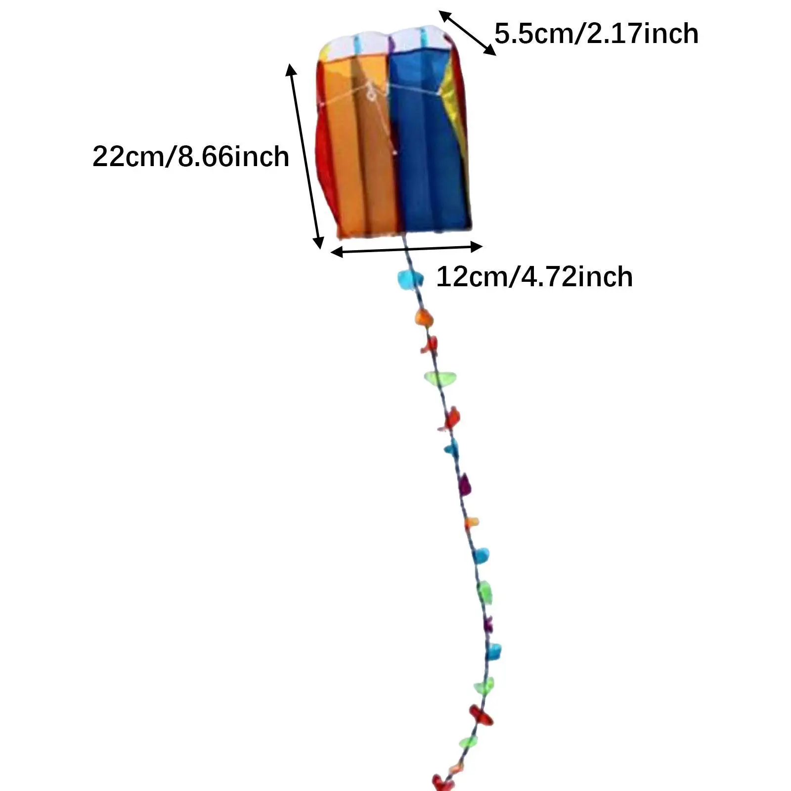 Pequeno arco-íris macio pipa colorido resistente a rasgos fácil de voar brinquedos ao ar livre para praia parque viagem quintal meninos meninas iniciante