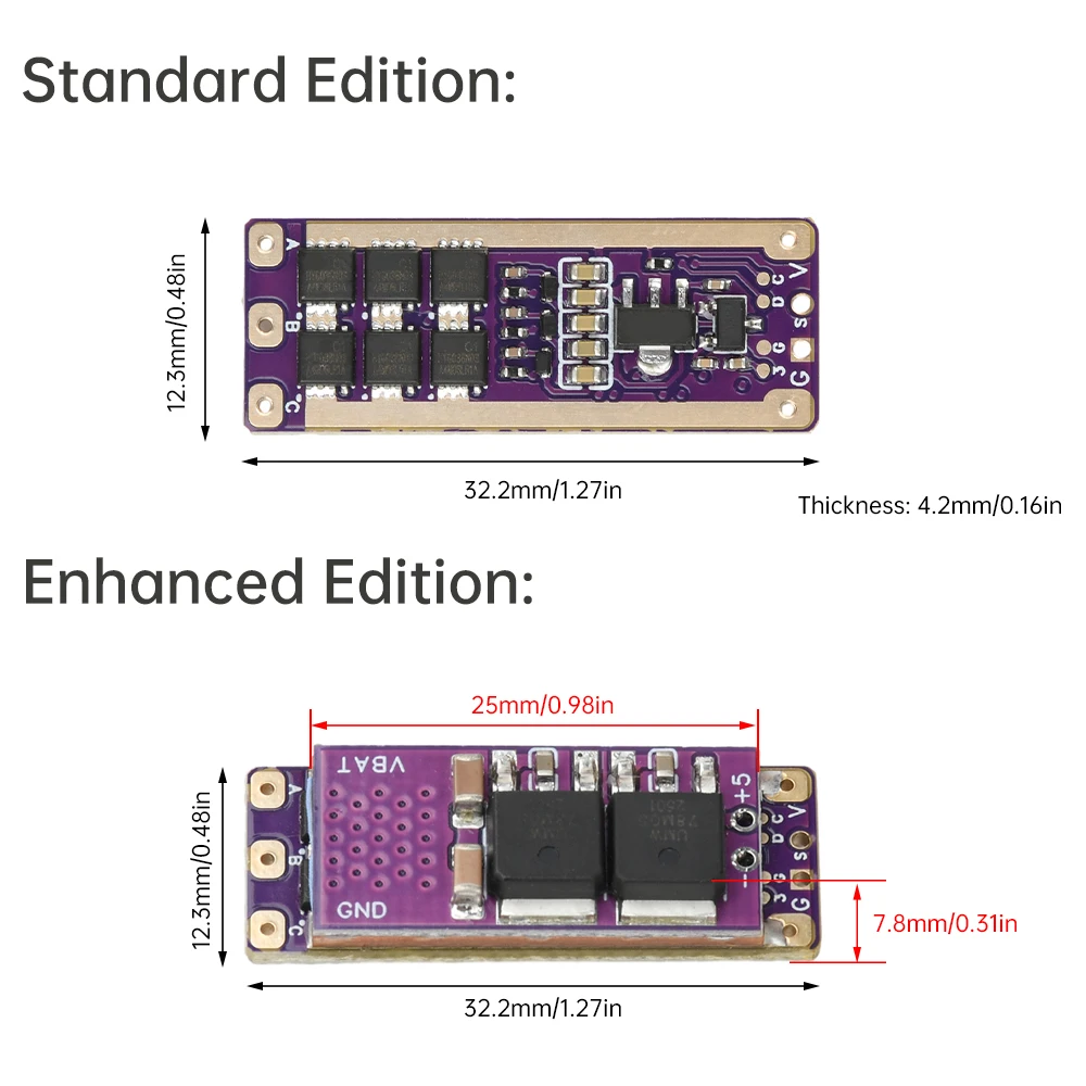

2-4S 32-битный ESC AM32 расширенная версия 40A регулятор скорости высокой мощности поддержка ШИМ-сигнала для двигателей гусеничной модели самолета