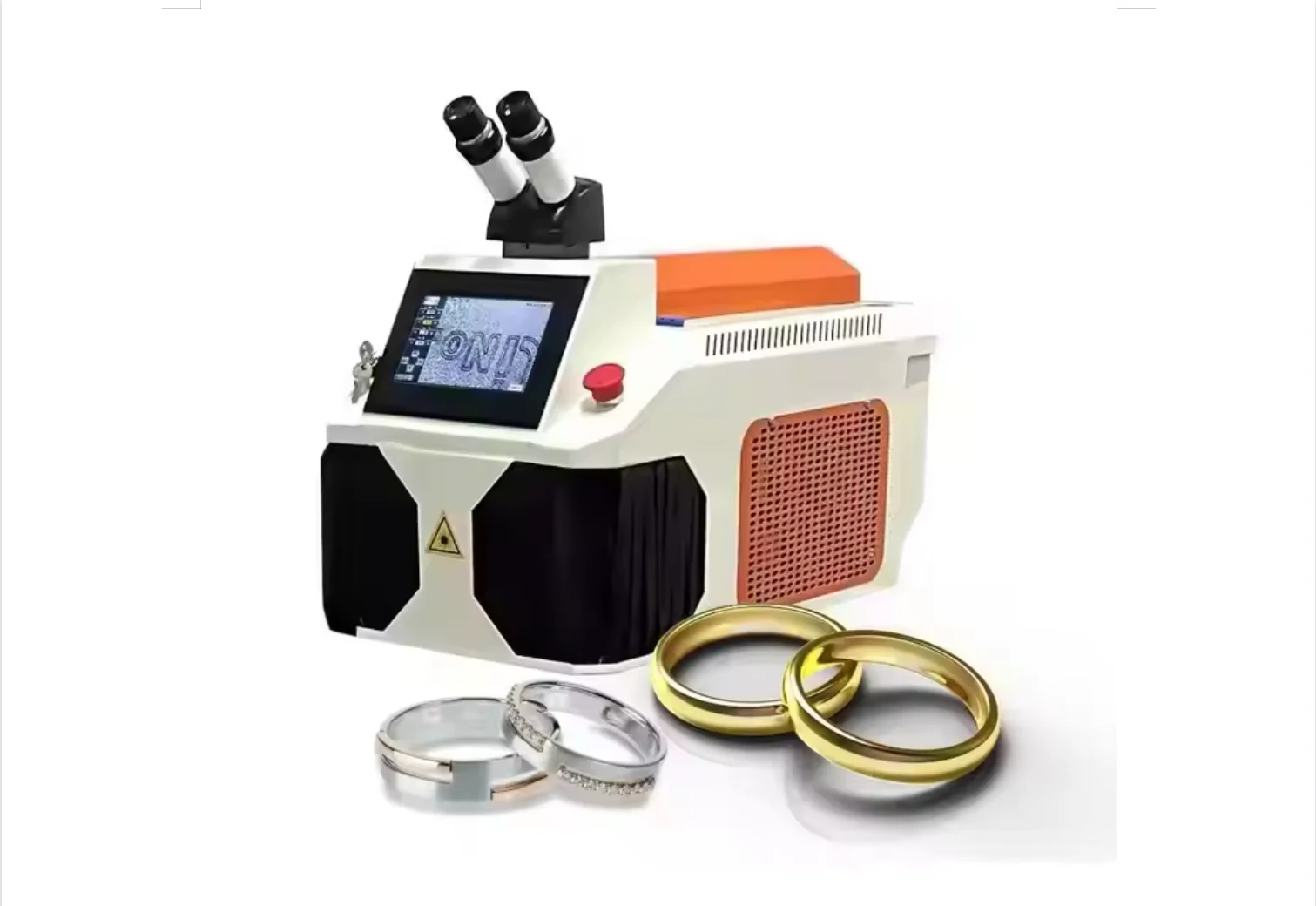 เดสก์ท็อปแบบพกพา Silver Gold YAG Pulse 200W Mini CCD เครื่องประดับเชื่อมเลเซอร์เครื่องเชื่อมเครื่อง
