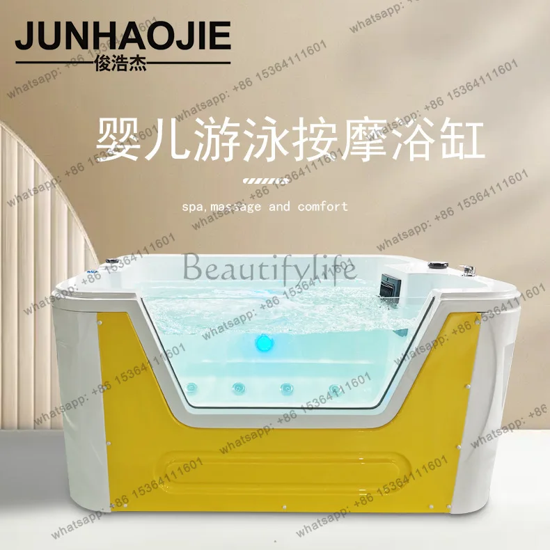 factory direct sales mother and baby swimming pool thermostatic jacuzzi acrylic large pool bathtub
