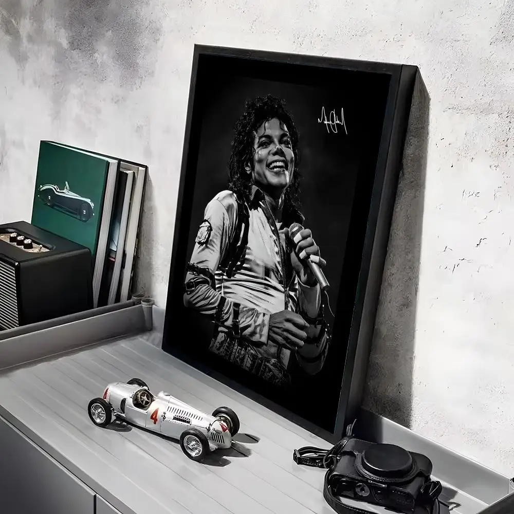 M-Michael J-Jackson Singer Poster-Aufkleber, Gemälde, Wandbild, HD-Wandaufkleber für Schlafzimmer, Wohnzimmer, Zuhause, selbstklebend, Dekor, Geschenk – Detail 22