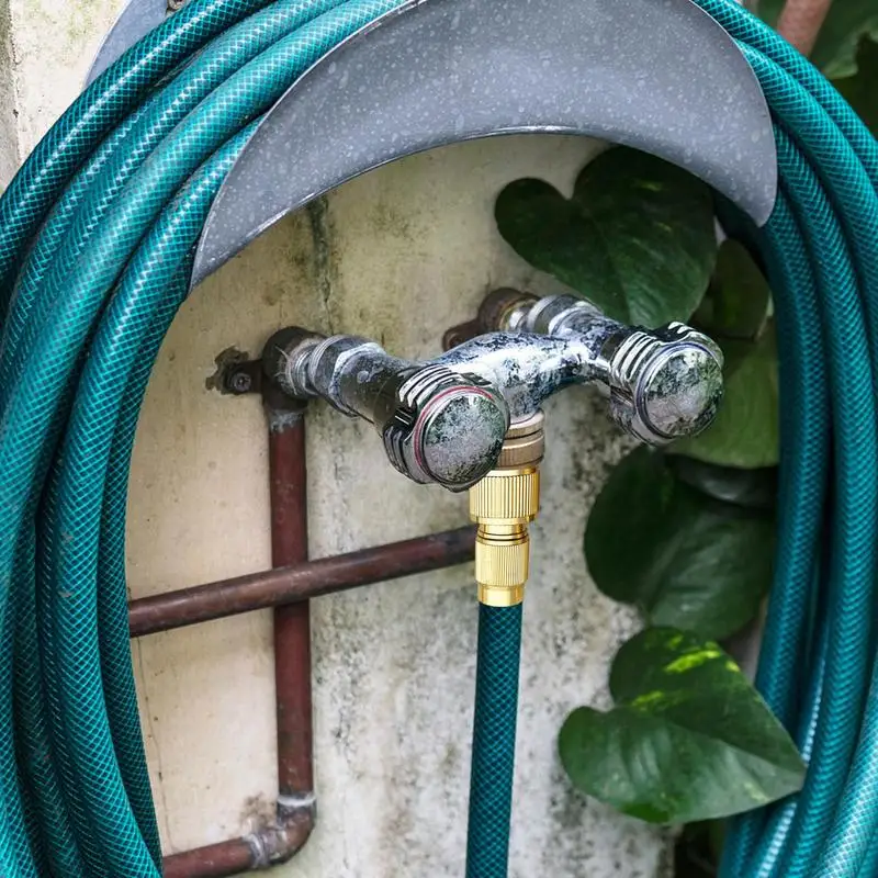 Water Hose Quick Connect Universal Quick Connector Hose Attachments Fine Thread Heavy Duty Hose Connectors Aluminum Alloy Hose