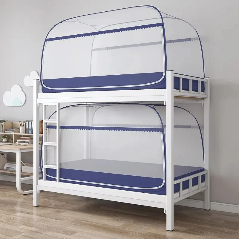 New Dormitory Installation-free Mosquito Net Summer Large Space Yurt Mosquito Netting Student Universal Single Mosquito Net
