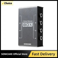 SONICAKE Junction Box TRS Stereo 4 channels Organization LINE Guitar Bass Effects Pedal Control System QCS-02