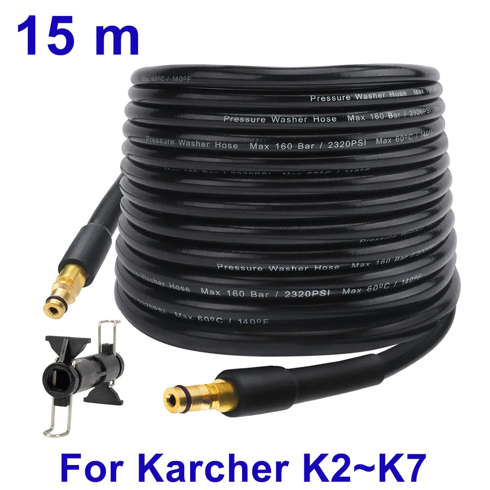 6 ~ 20 m Auto Wasmachine Slang Pijp Koord Hogedrukreiniger Water Reiniging Verlengslang Waterslang voor Karcher K2 K3 K4 K5 K6 K7 Gootsteen