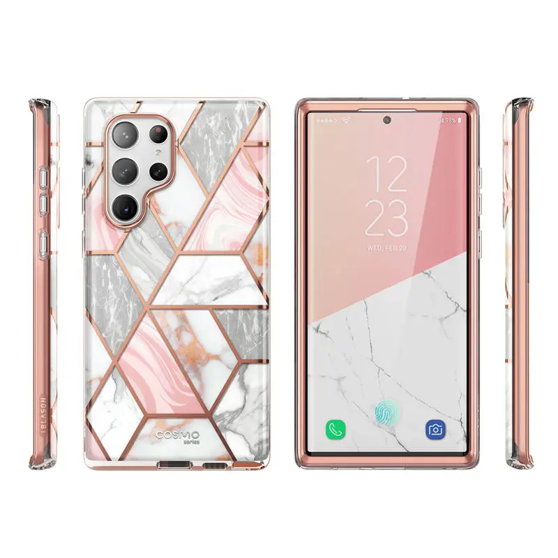 For Samsung Galaxy S23 Ultra Case 6.8“ (2023 Release) I-BLASON Cosmo Slim Stylish Protective Case with Built-in Screen Protector